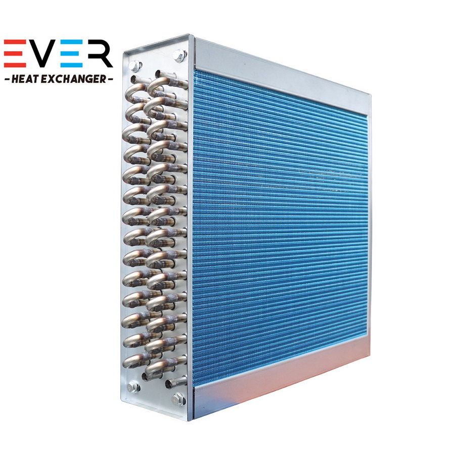 Power plant condenser coil with high pressure resistance