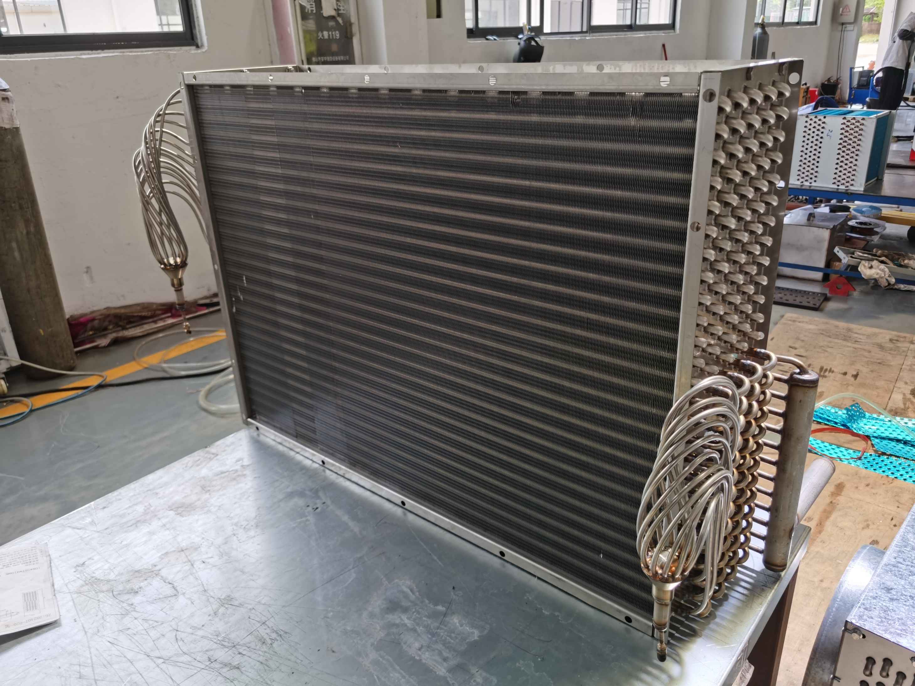 Ever Heat Stainless Steel Finned Stainless Steel Tube Evaporator 