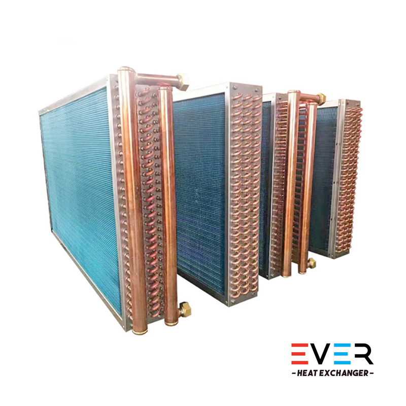 Direct expansion fin coil for precise temperature control