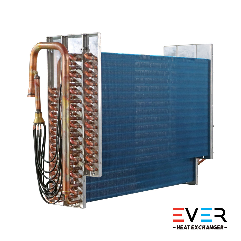 Refrigeration evaporator for walk-in freezers and coolers