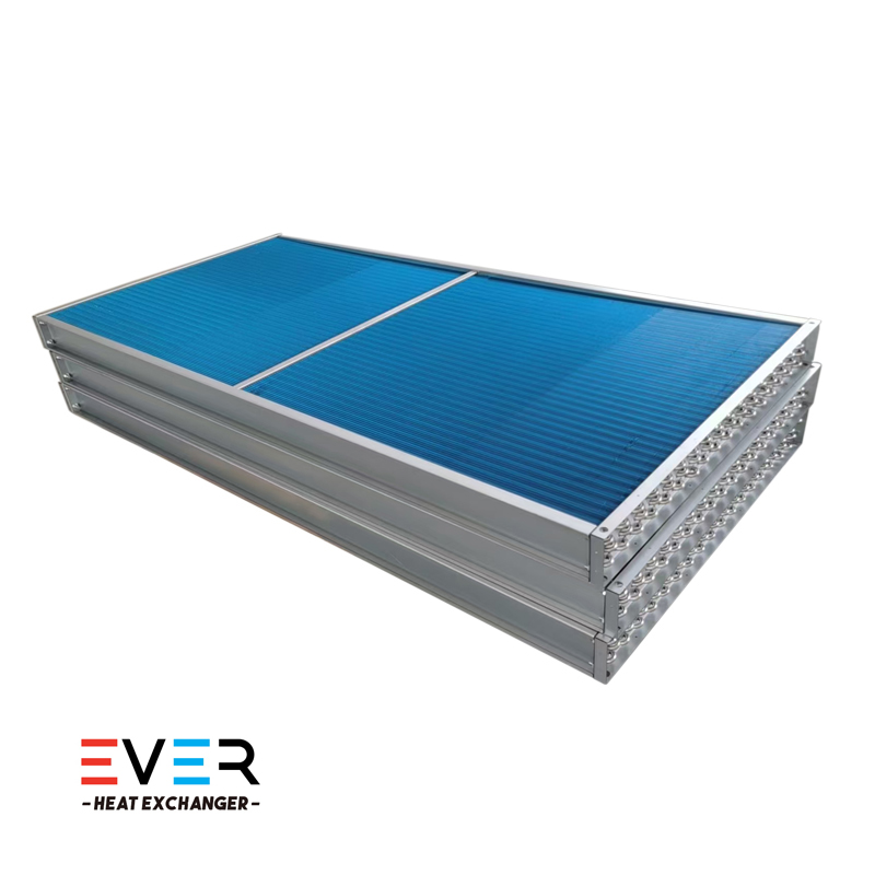 High capacity cooling evaporator for brewery processing