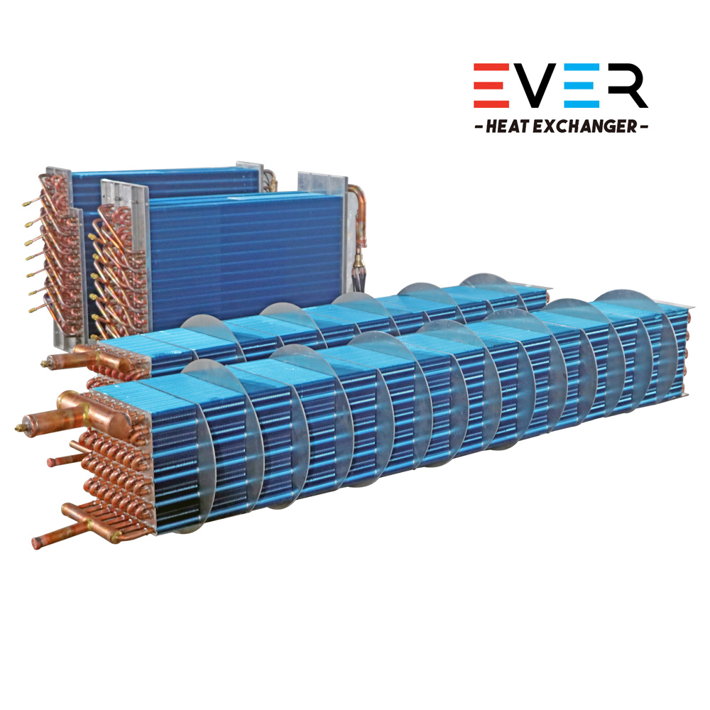 Energy-saving refrigeration evaporator for blast freezer units